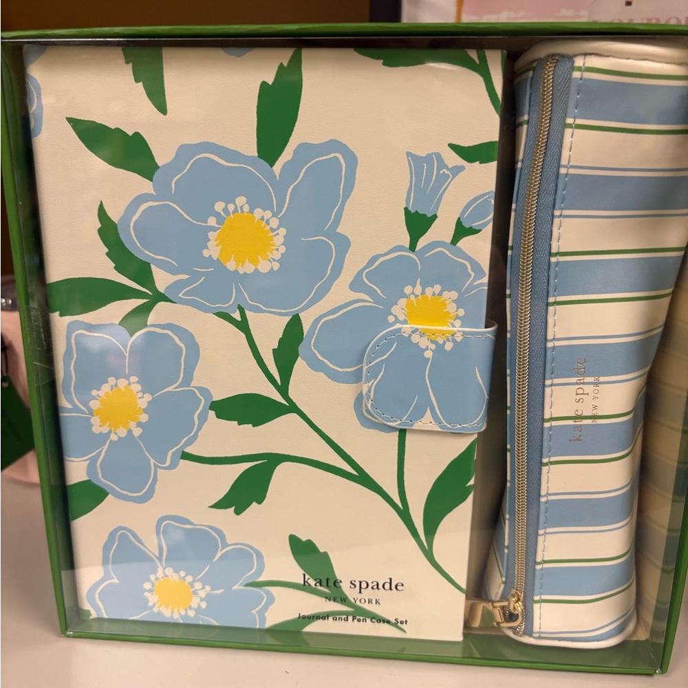 Kate Spade Sunshine Journal and Pen Case Set - New